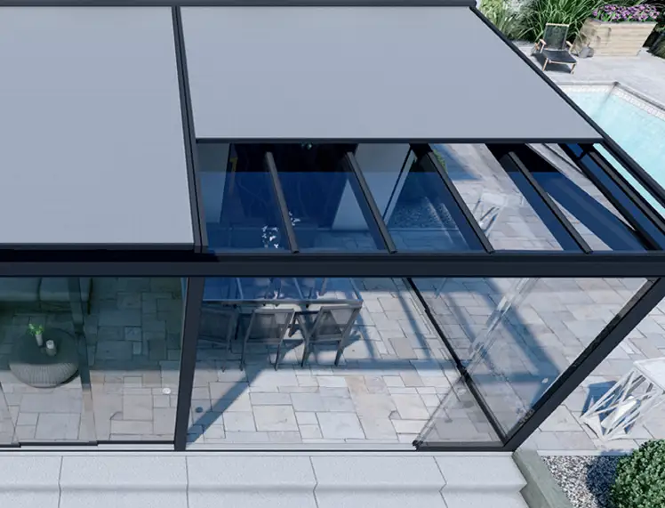 Aufdachmarkise für Terrassenüberdachung in Baden Württemberg Spaichingen Tuttlingen Rottweil