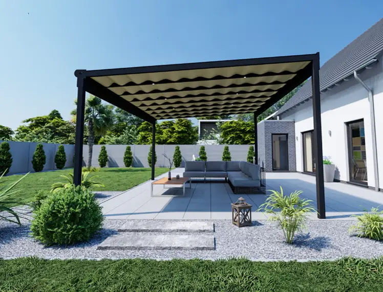 Effektive Beschattung mit Markisen oder Pergolen schützt Terrasse und Garten vor Sonne in Baden-Württemberg von KG Überdachung im Großraum Villingen-Schwenningen