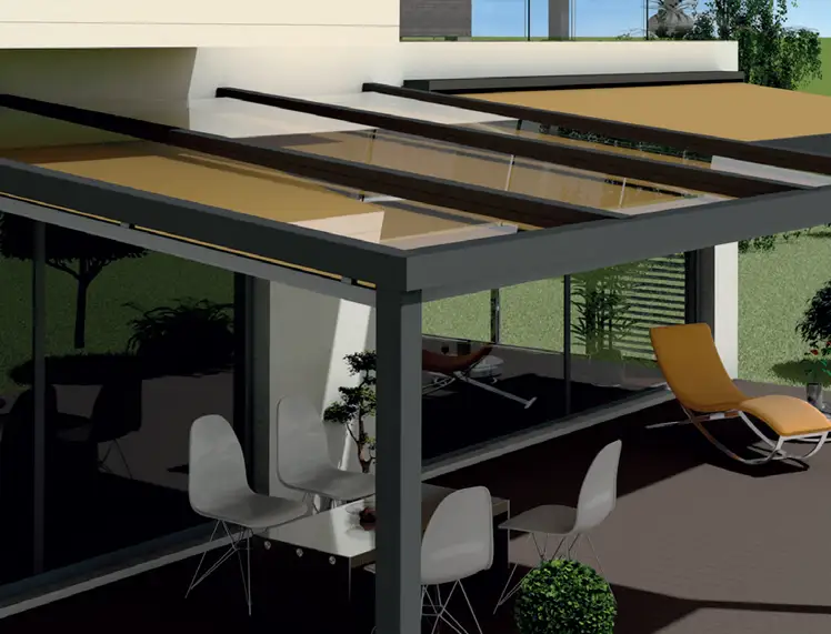 Unterdachmarkise für Terrassenüberdachung in Baden Württemberg Spaichingen Tuttlingen Rottweil